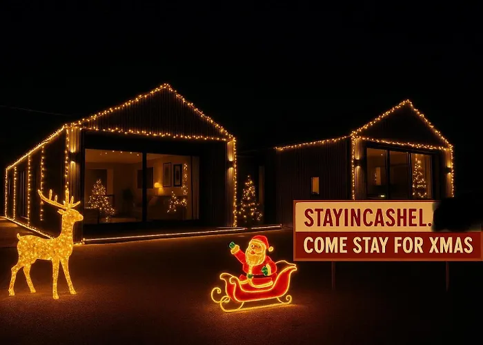 ヴィラ Luxury Deerpark Iconic Rock Views & Outdoor Sauna Sleeps 16 Guests キャッシェル